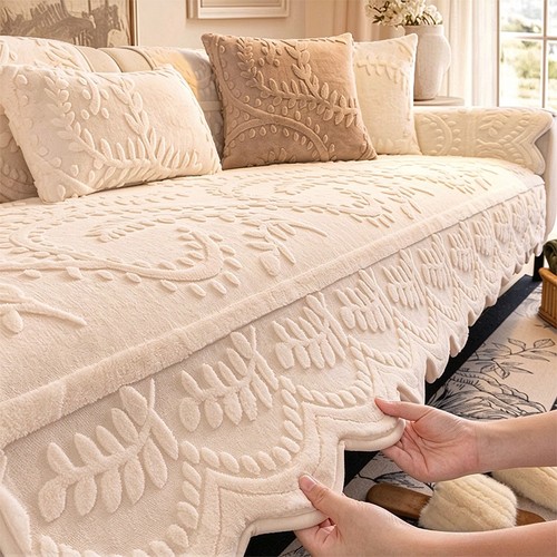 Thick plush sofa cover 4 - plush, 1-4