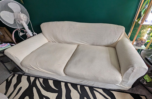 Sofa covers beige cream - 2x,