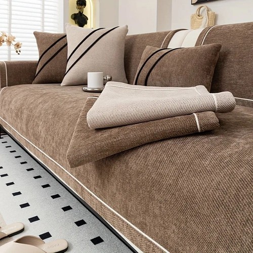 Heavy chenille sofa protector - chenille,